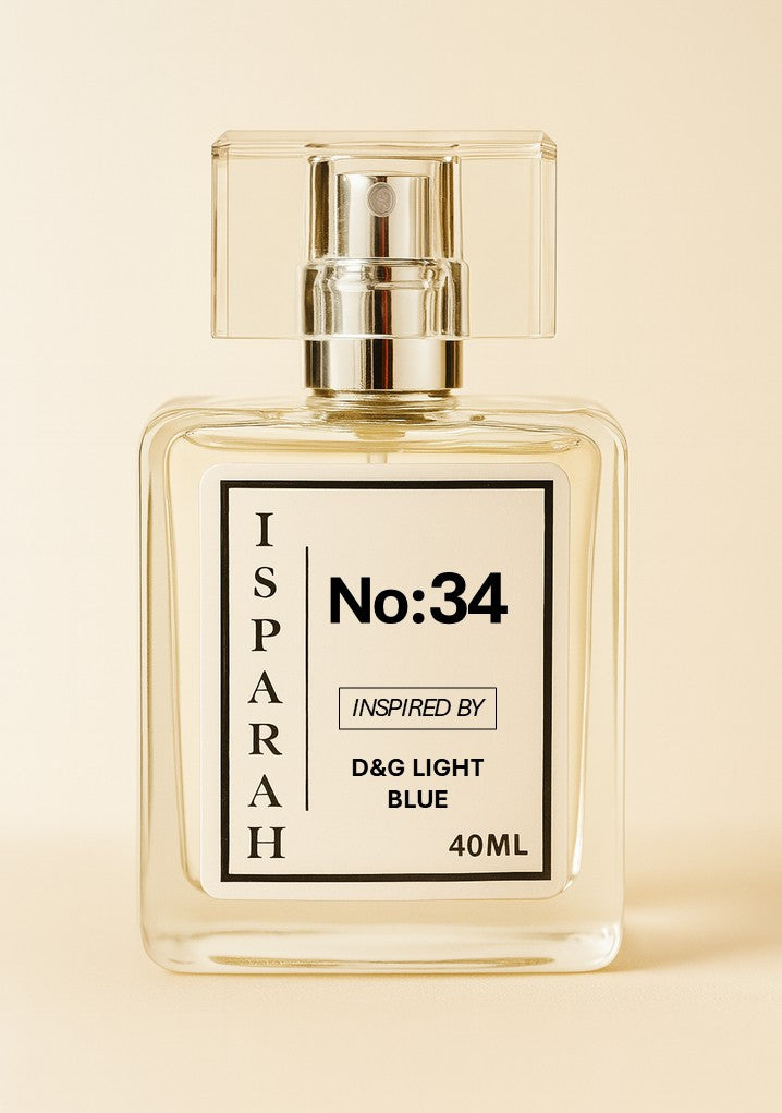 NO:34 - INSPIRED BY D&G LIGHT BLUE 40ML