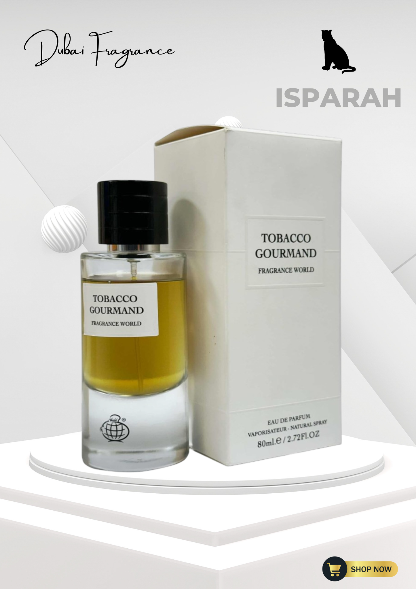 Tobacco Gourmand sweet tobacco vanilla Arabic perfume bottle – long lasting winter fragrance South Africa