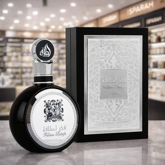 Fakhar Black by Lattafa luxury Arabic perfume bottle – long lasting aromatic fragrance for men South Africa