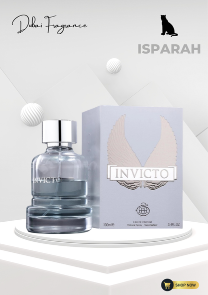 Invicto Arabic perfume bottle – long lasting fresh sweet aquatic fragrance for men South Africa