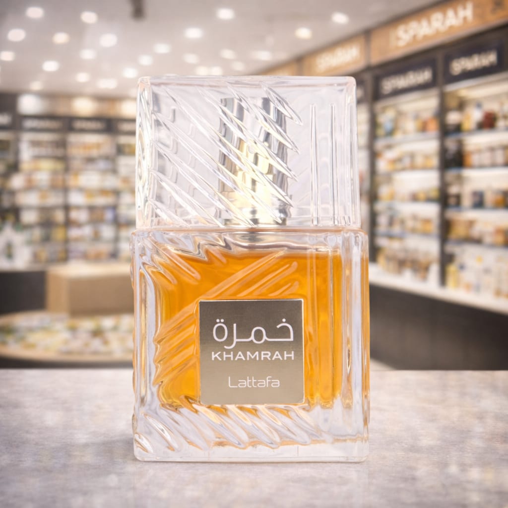 Khamrah by Lattafa luxury Arabic perfume bottle – long lasting sweet spicy vanilla fragrance South Africa
