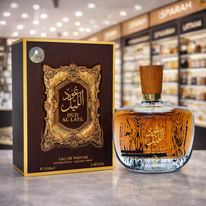 Oud Al Layl rich woody oud Arabic perfume bottle – long lasting fragrance South Africa