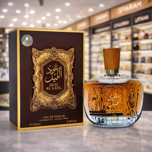 Oud Al Layl rich woody oud Arabic perfume bottle – long lasting fragrance South Africa