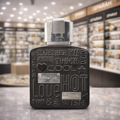 Ramz Silver by Lattafa Arabic perfume bottle – long lasting sweet vanilla spicy fragrance South Africa